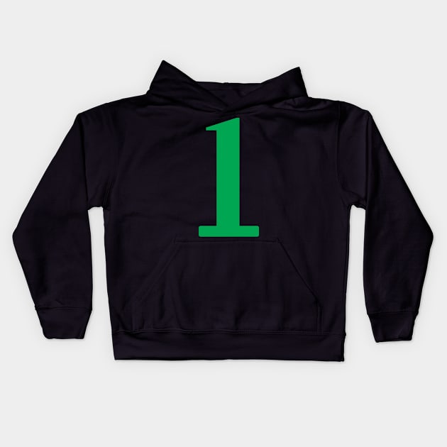 Number 1 - one Kids Hoodie by Mehwish